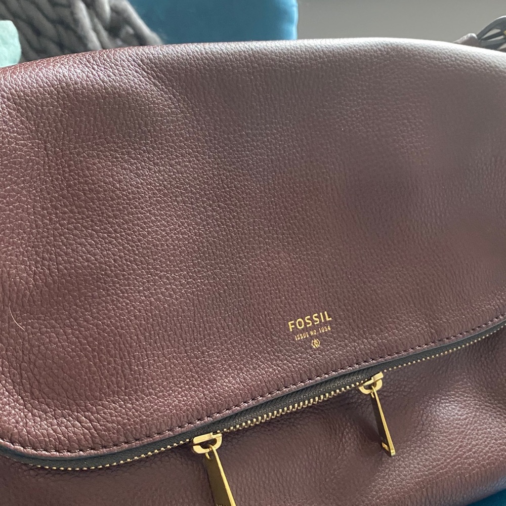 Fossil Preston Flap Bottom Zipper Crossbody